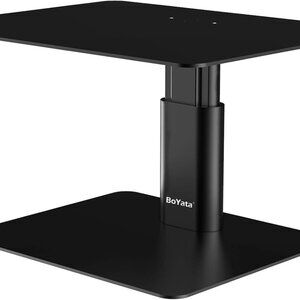 Monitor Stand, Adjustable Monitor Riser Metal Computer Stand Compatible with TV,